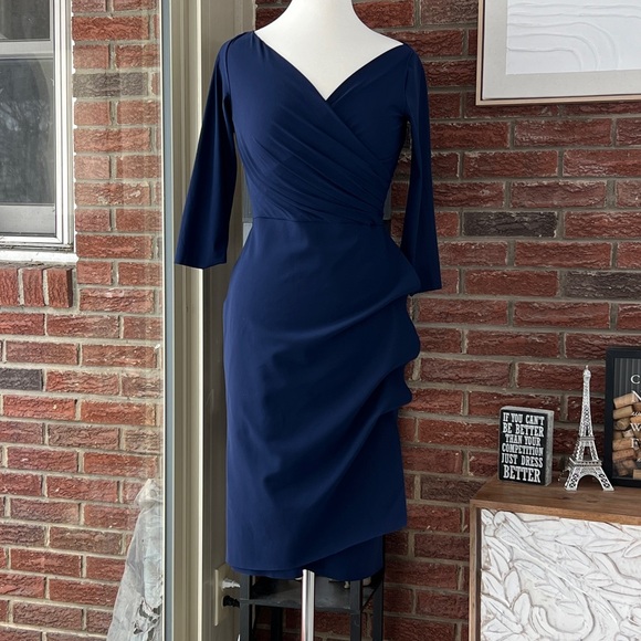 Chiara Boni La Petite Robe Florian Side Ruffle Dress 8 - Picture 6 of 10